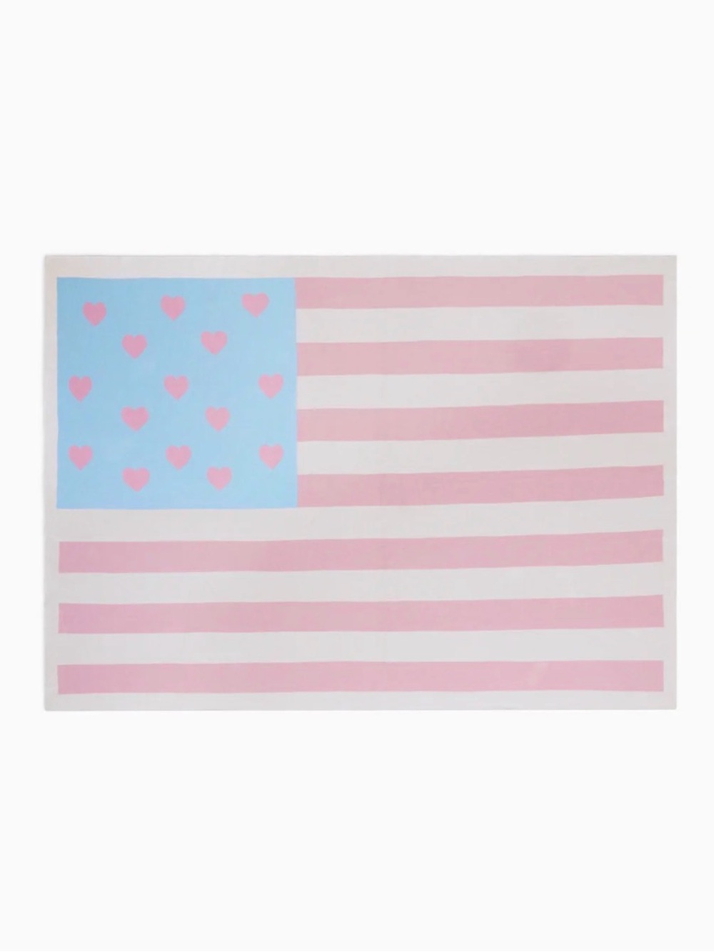 LoveShackFancy Flag Throw Blanket